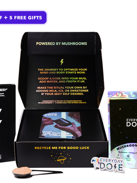 Everyday Dose 30 Serving of Mushroom Coffee + FREE Starter Kit New Arrival