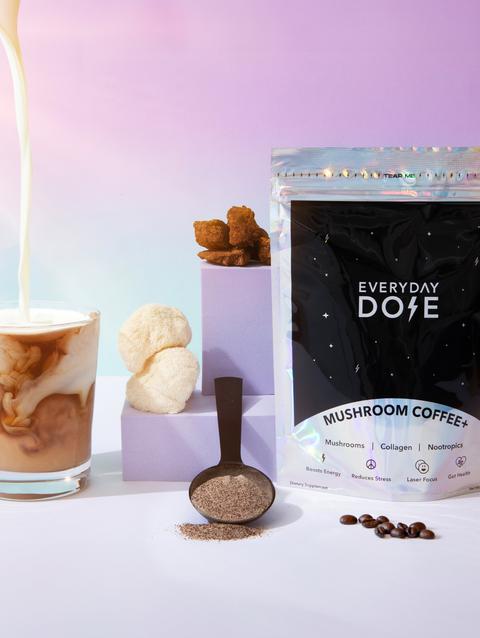 Everyday Dose 30 Serving of Mushroom Coffee + FREE Starter Kit New Arrival