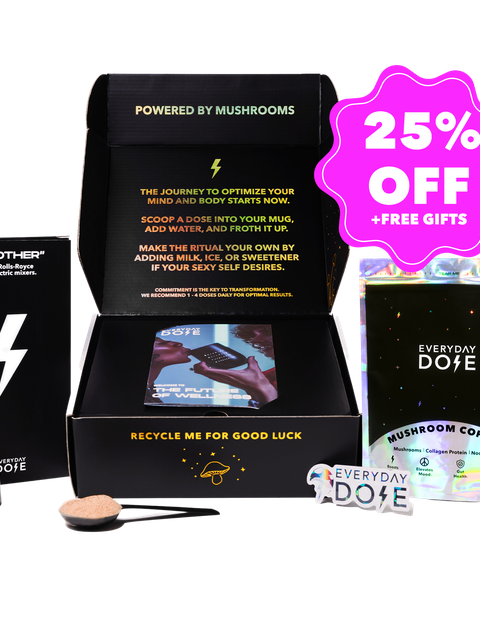 Everyday Dose 30 Serving of Mushroom Coffee + FREE Starter Kit (Prepaid) Best Price